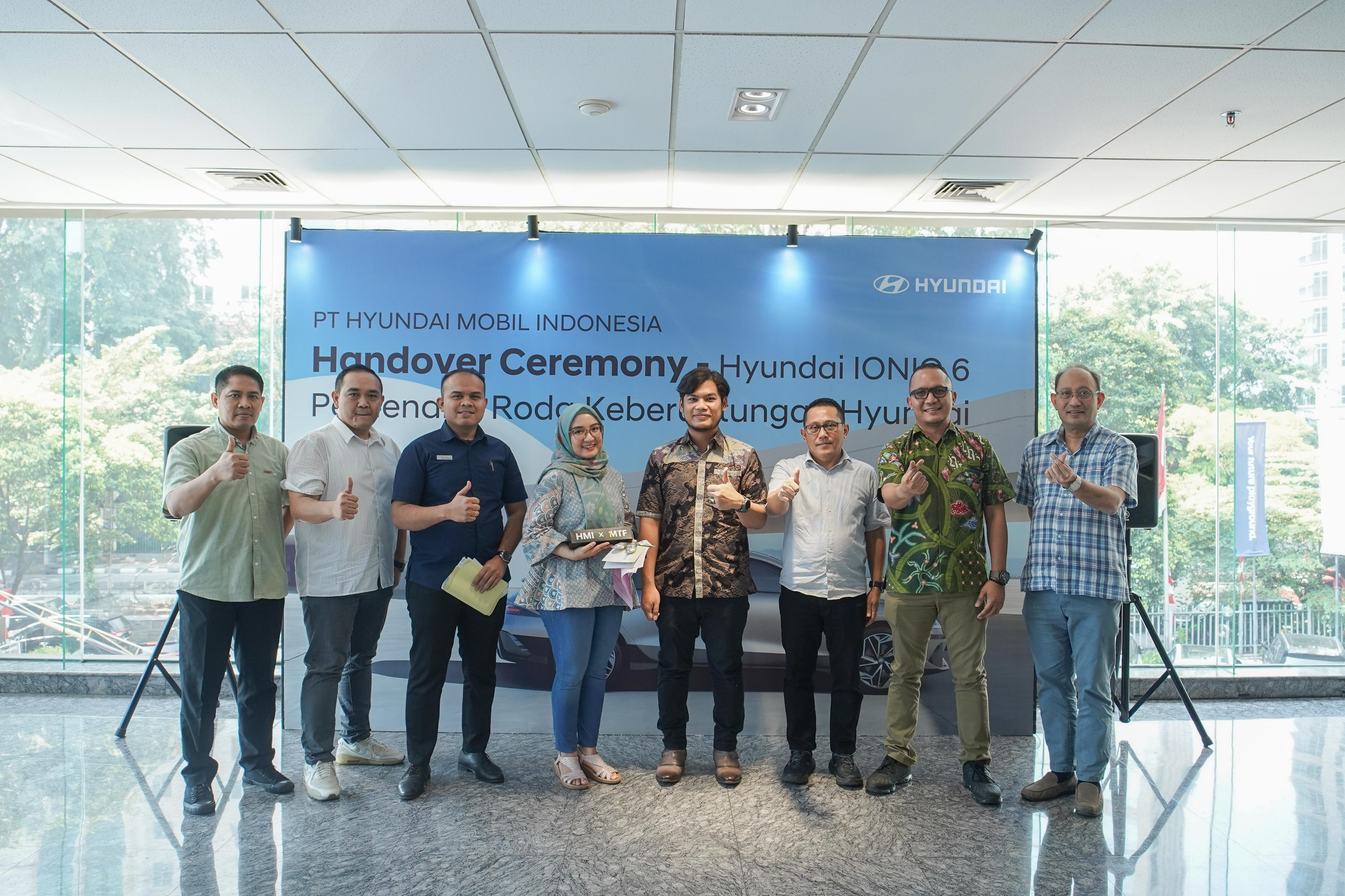 PT Hyundai Mobil Indonesia Kembali Berikan Ioniq 6 Pada Customernya Yang Beruntung