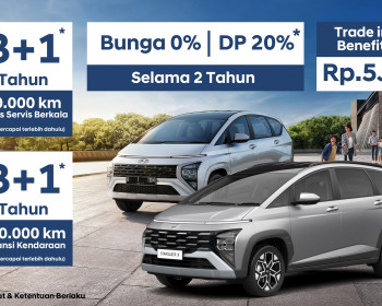 Hyundai STARGAZER & STARGAZER X Tawarkan Promo Menggiurkan, Test Drive Sekarang!