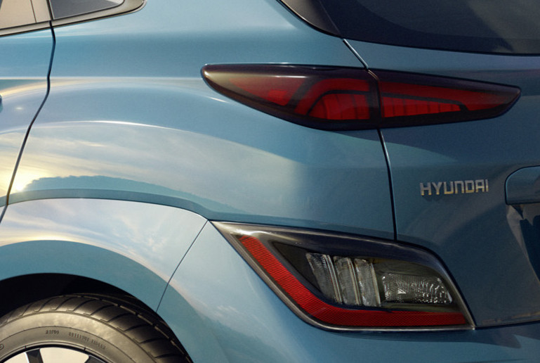 Lampu Belakang Hyundai Kona Electric Gambarkan Desain Progresif