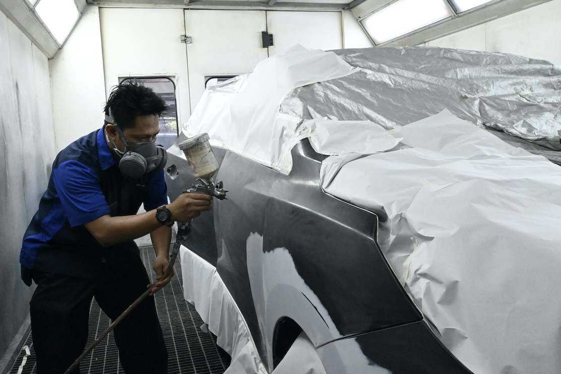 Bengkel Body & Paint PT Hyundai Mobil Indonesia Ikuti Hyundai Global Standards