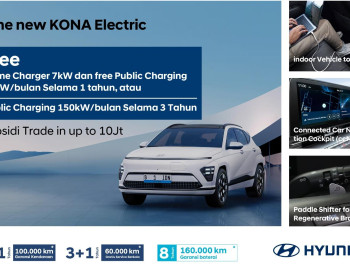 Penawaran Spesial KONA Electric: Gratis Charging Hingga 3 Tahun Dan Subsidi Trade-In