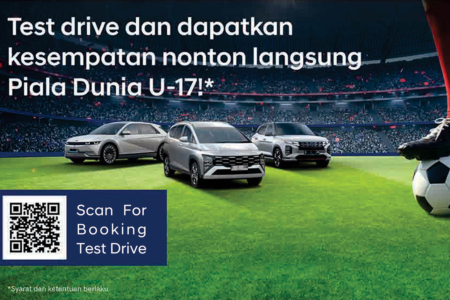 Test Drive Hyundai Berpeluang Gratis Nonton Piala Dunia U-17