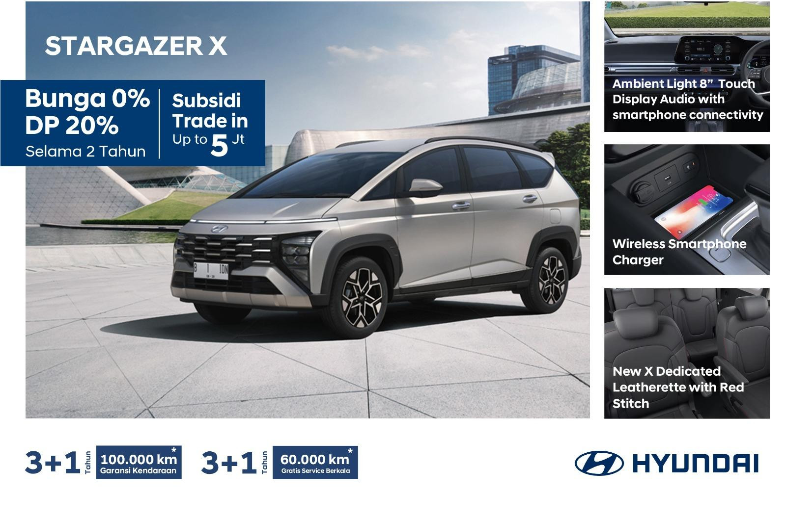 Promonya Bikin Ngiler, Hyundai STARGAZER X Sekarang Bunga 0%