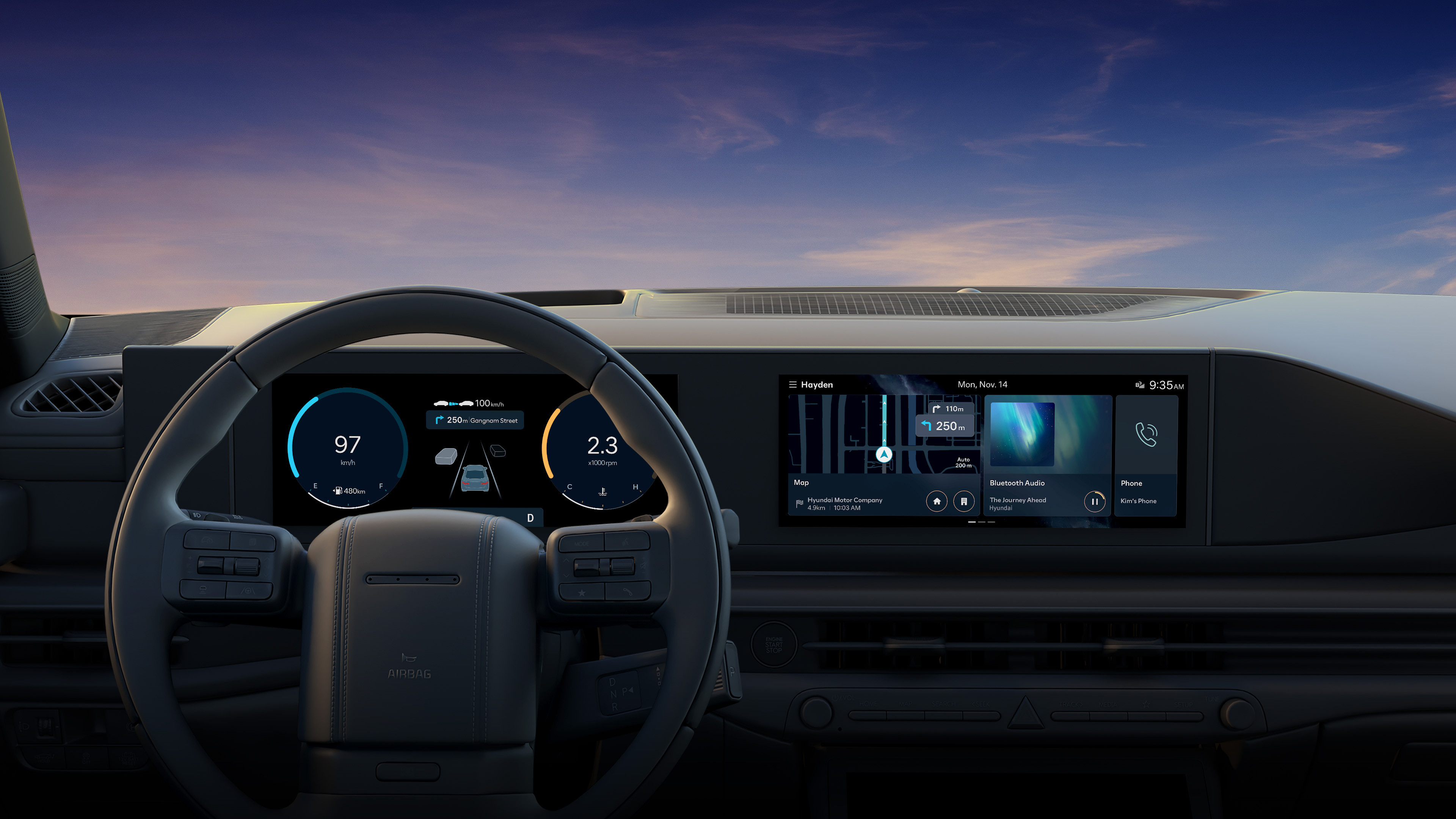 Mengenal Connected Car Navigation Cockpit (ccNC) Di All New Hyundai Kona Electric