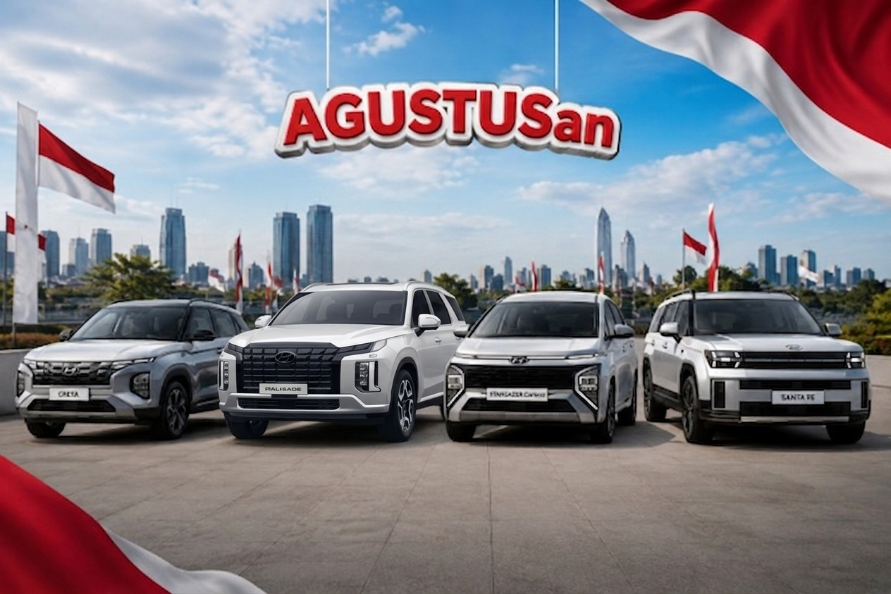 AGUSTUSan Hyundai: 4 Pilihan Mobil, Dari The New CRETA Hingga SANTA FE