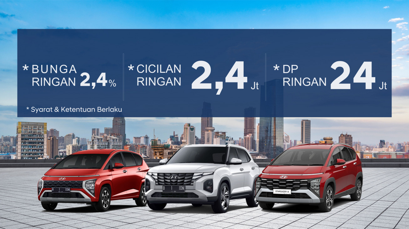 Beli Hyundai Dapatkan Bunga 2,4%, DP 24 Juta Dan Cicilan Ringan 2,4 ...