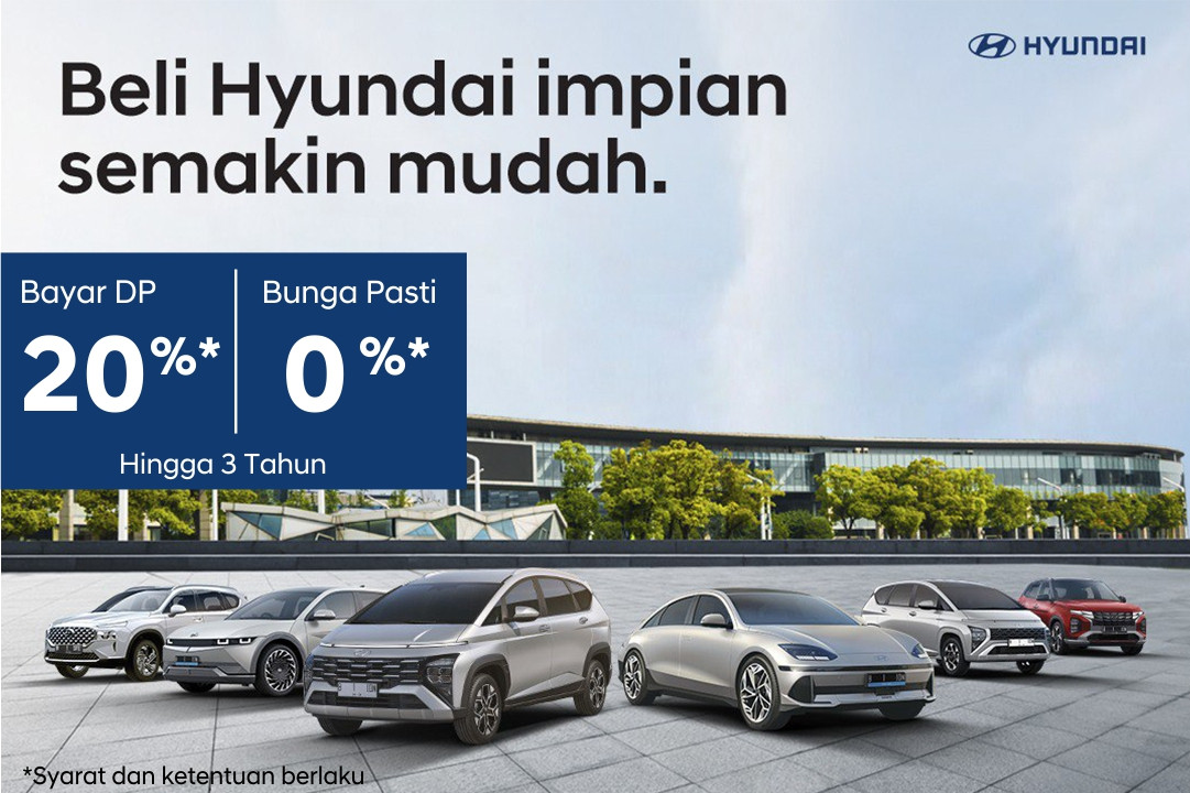 Beli 6 Model Mobil Hyundai Dengan DP Ringan Dan Cicilan 0% Hingga 3 Tahun