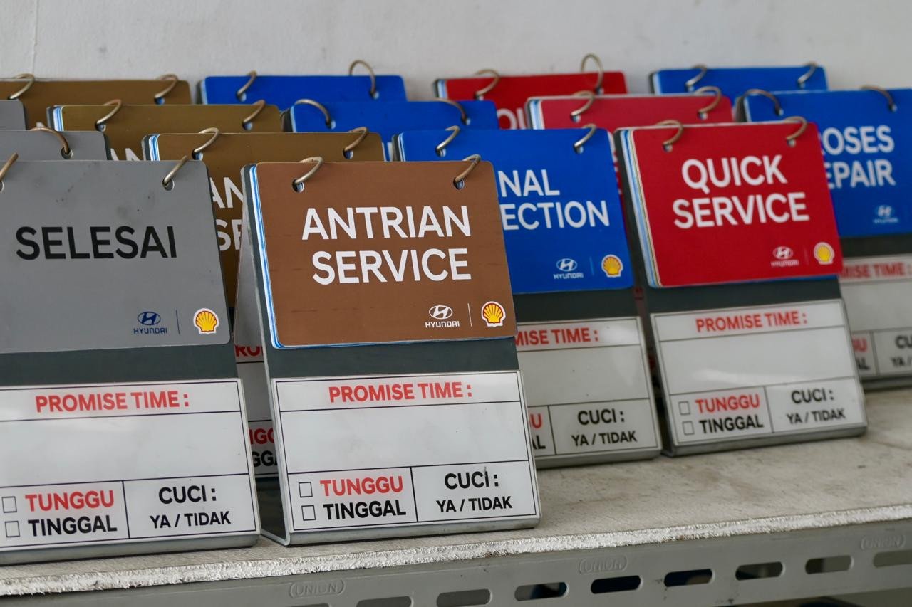 7 Peran Papan Status Dalam Standar Servis Bengkel Resmi Hyundai