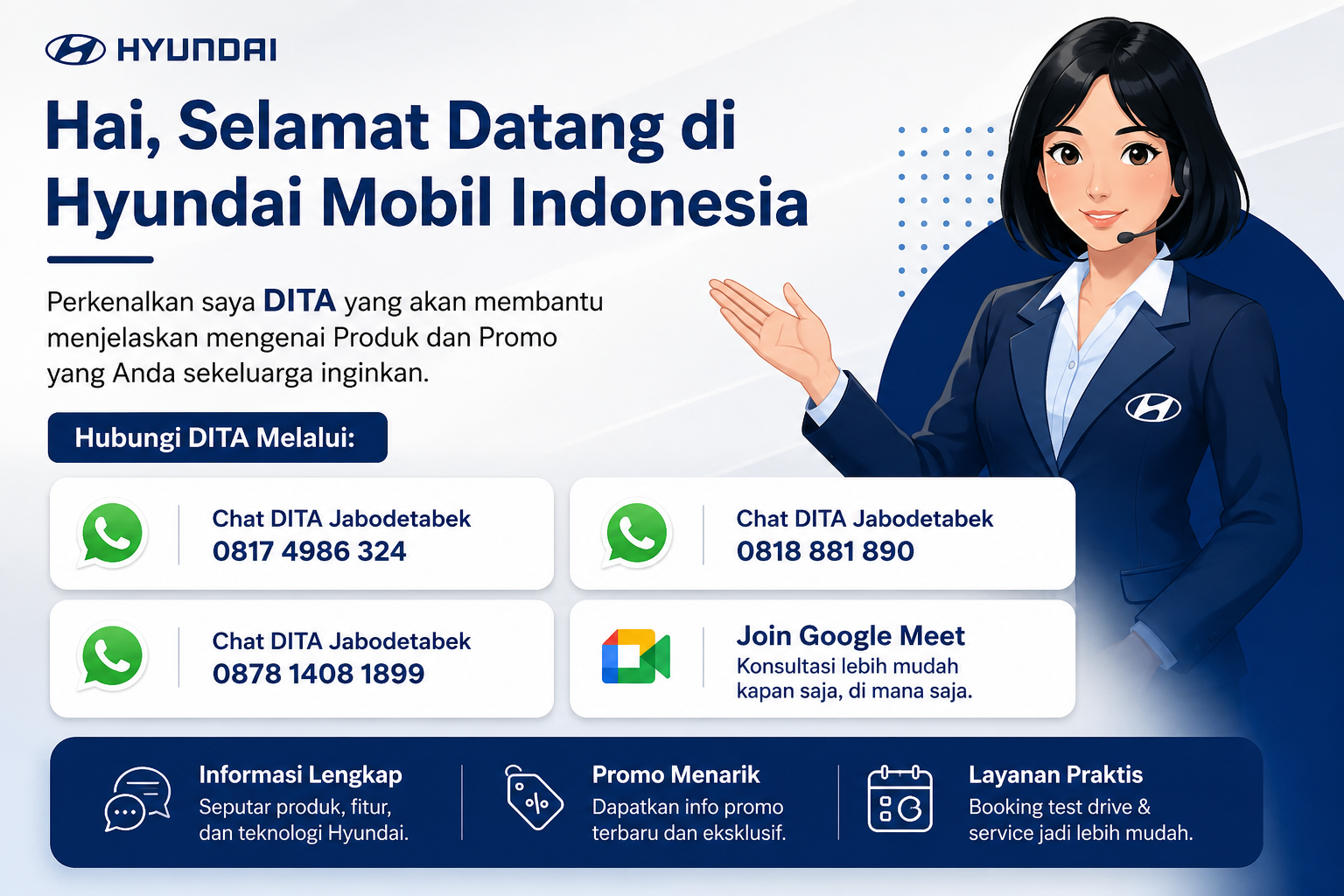 Dari Cari Informasi Hingga Booking Service, Kini Semua Bisa Lewat Hyundai DITA